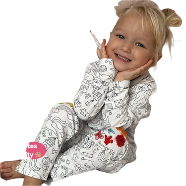 UnicornDreams | Colores y dormir - Conjunto de pijama DIY con princesas y unicornios